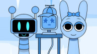 Play Huggy Mix Sprunki Music Box now!