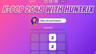Play K-Pop 2048 with Huntrix now!