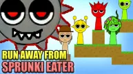 PLay Run Away from Sprunki Eater now!