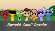 Play Sprunki Candi Retake now!
