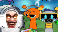 Play Sprunki Castle Panic Skibidi Toilet now!