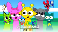 Play Sprunki Pyramixed Extra now!