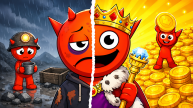 Play Sprunki Ragdoll: Royal Chaos now!