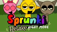 PLay Sprunki Retake Night Mode now!