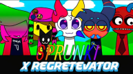 Play Sprunki X Regretevator now!