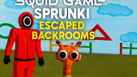 Play Squid Game Sprunki Escaped Backrooms now!